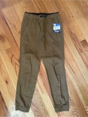 Plugg Olive Brown Kids Jogger Pants